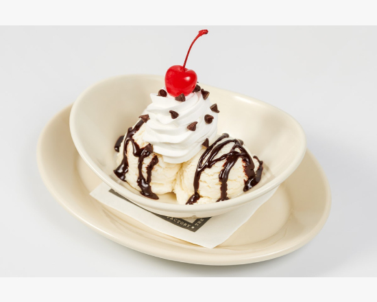 Kids’ Mini Hot Fudge Sundae