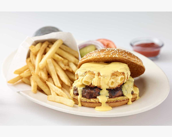 Macaroni and Cheese Burger