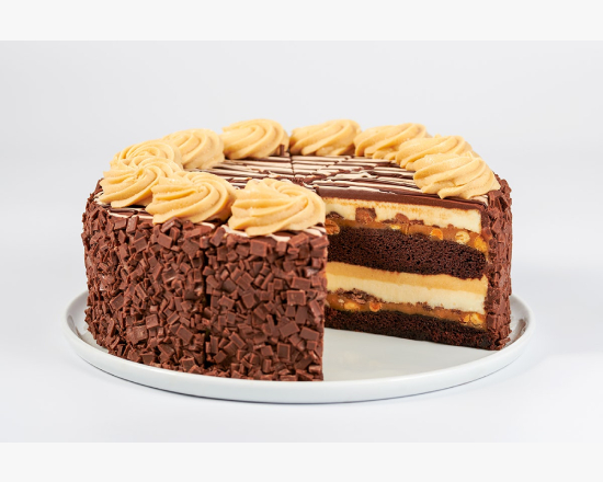 10 Inch Reeses® Peanut Butter Chocolate Cake Cheesecake