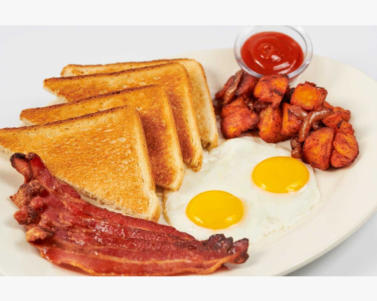 Farm Fresh Eggs* with Old Smokehouse® Bacon