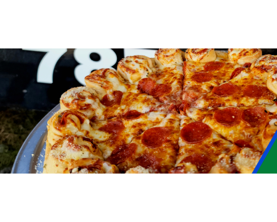 Pepperoni Rolls Pizza Sola
