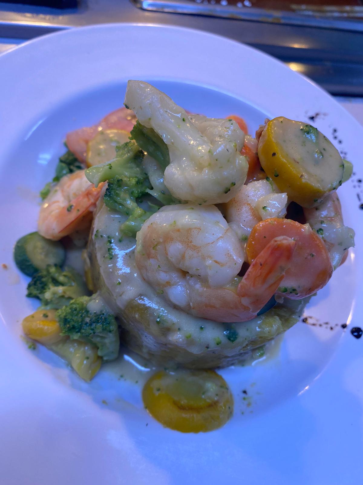 Mofongo Relleno De Vegetales
