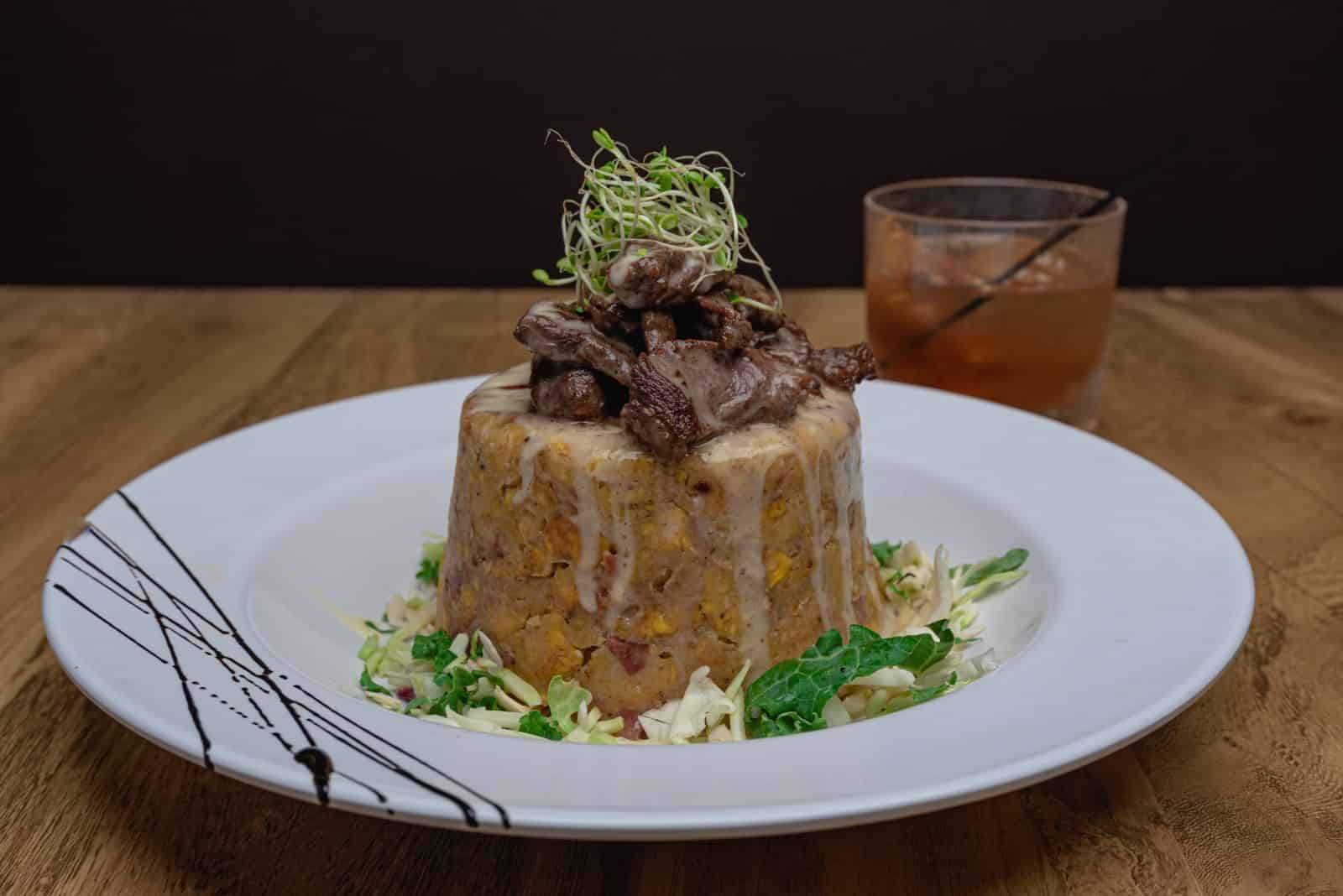 Mofongo Relleno De Churrasco