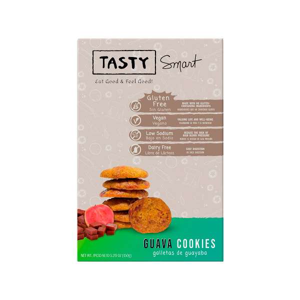 Tasty Smart - Guava Cookies (Bundle de 3 cajas)