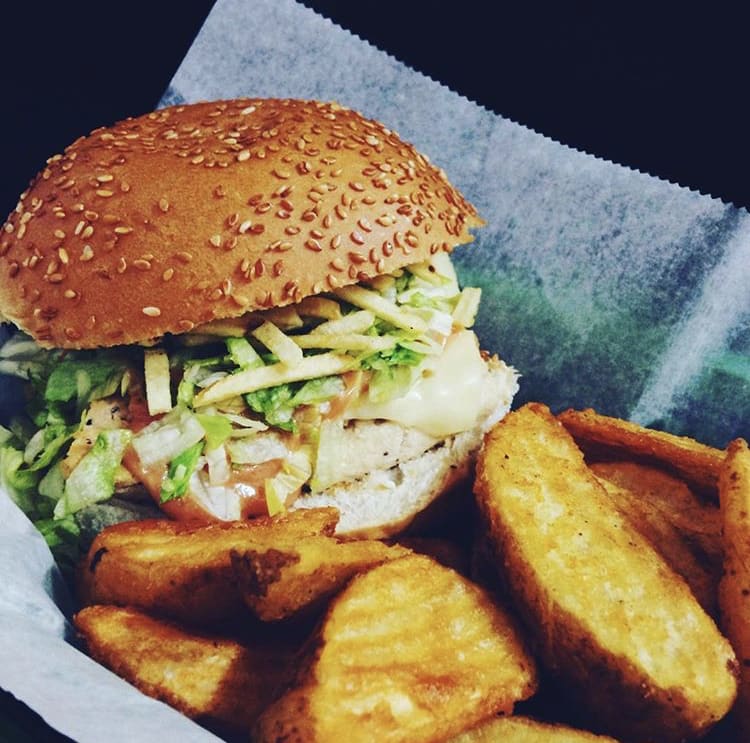 Chicken Guava Burger