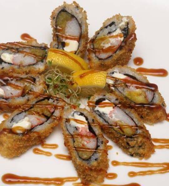 Tempura Amarillo Crab Roll