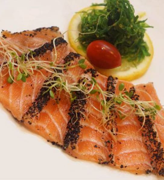 Pepper Salmon (Fresh King Salmon)