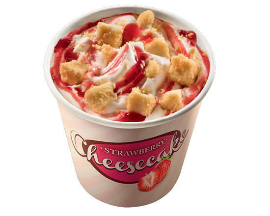 Strawberry Cheesecake McFlurry