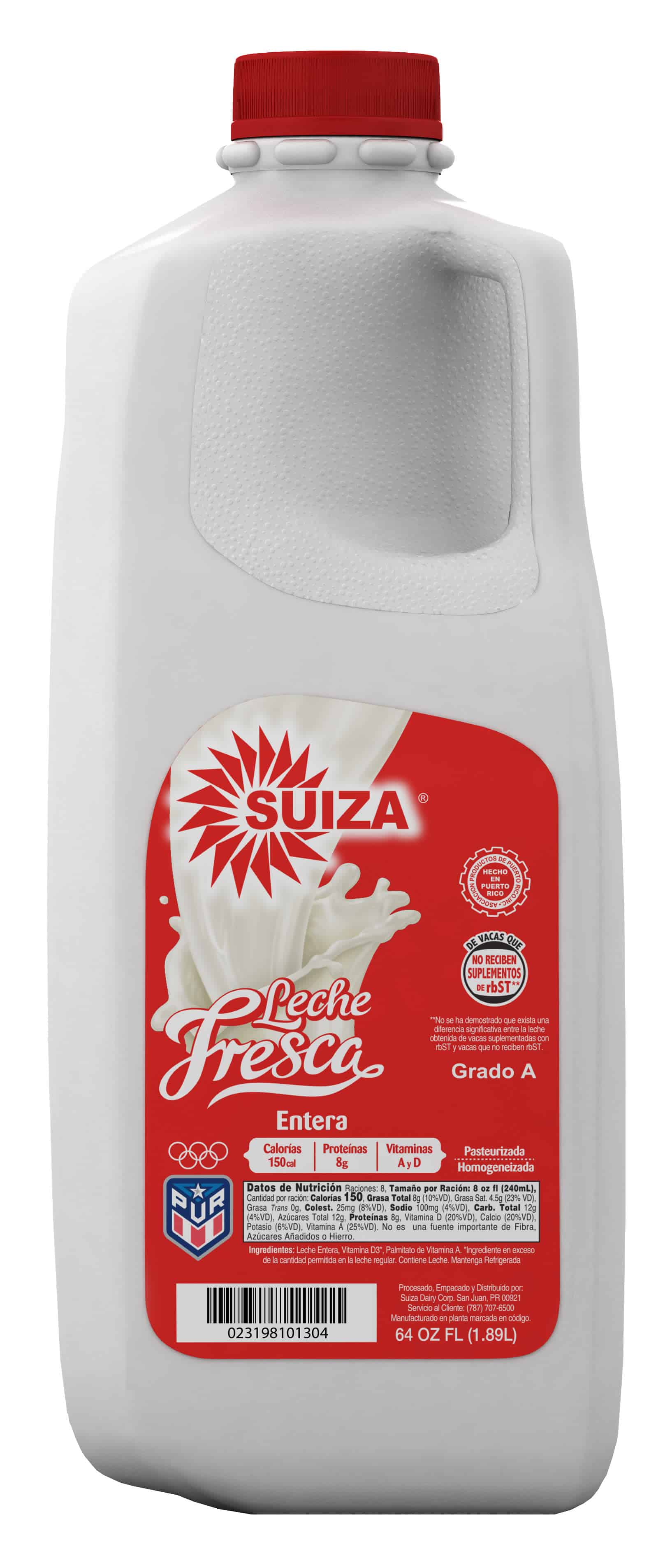 Suiza - Leche Fresca Entera (1/2 galón)