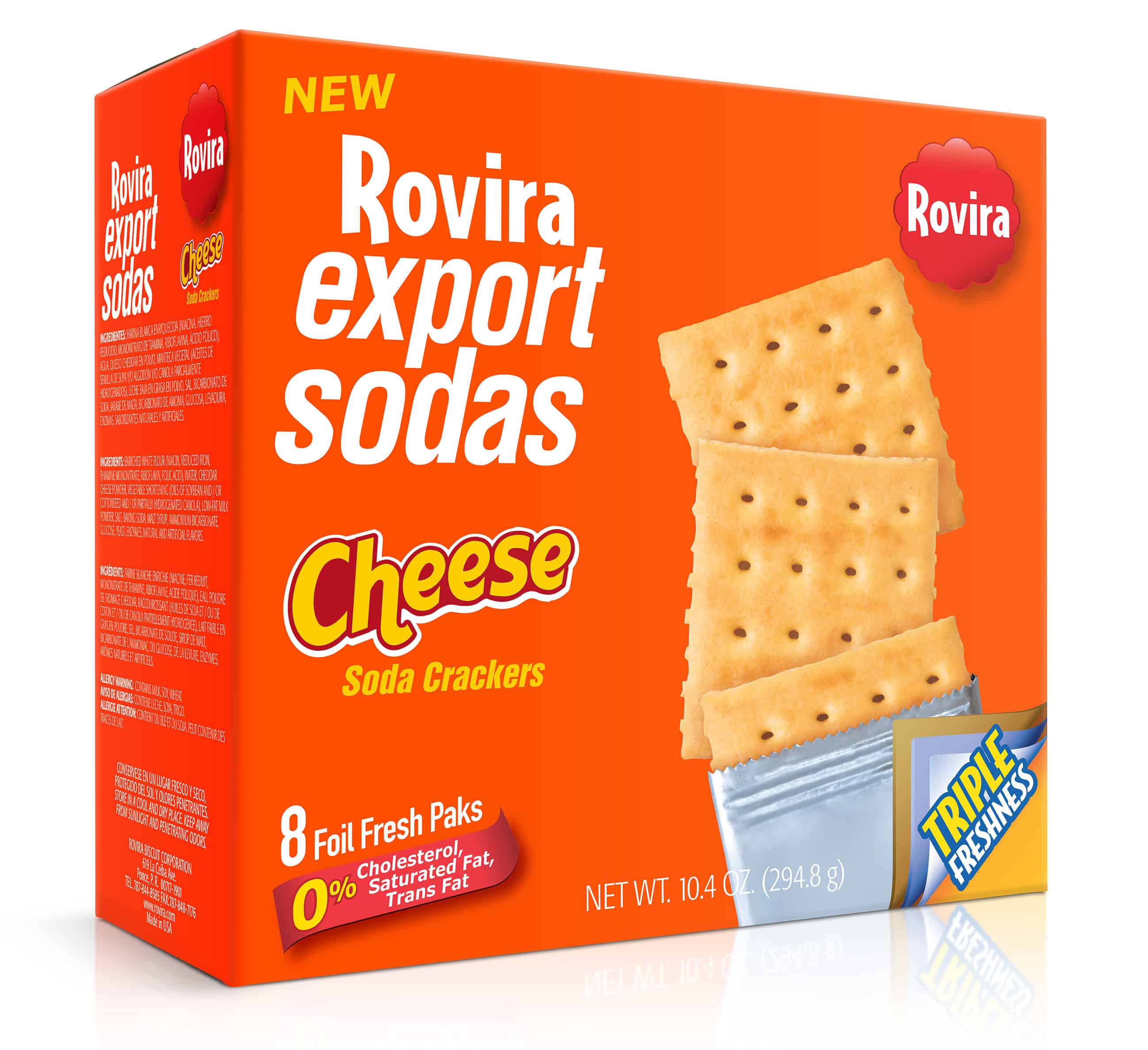 Rovira Export Sodas Cheese Soda Crackers