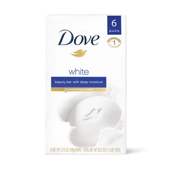 Dove White 6pk