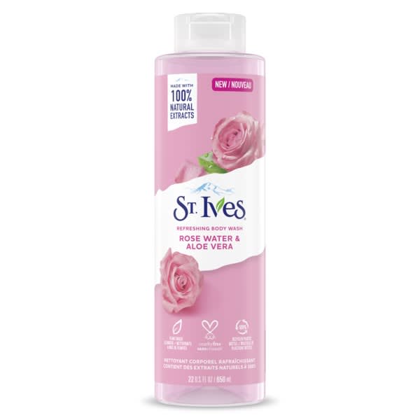 St. Ives Body Wash Rose Water & Aloe 16oz
