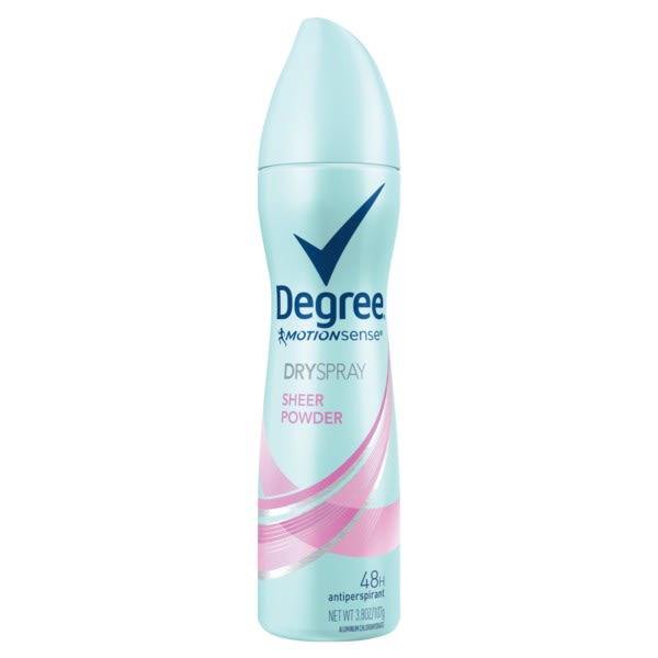Degree Dry Spray Sheer Powder 3.8oz