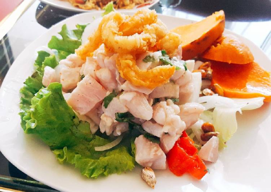 Ceviche de Pescado Crocante