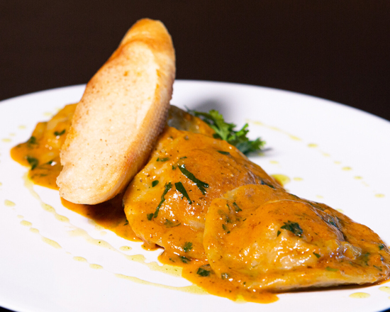 Ravioli Relleno de Fricase de Pollo