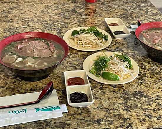 Grilled Pork Rice Noodle Soup